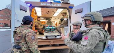 NATO, TSK'n�n sa�l�k birli�ini payla�t�: NATO g��lerini haz�r ve diren�li tutuyor