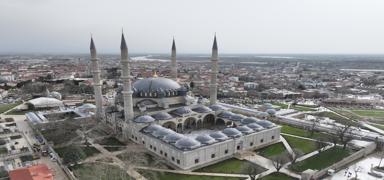 Selimiye Camisi'ndeki restorasyon sona erdi: Tam kapasite ibadete a��ld�