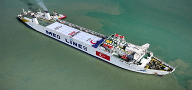 T�rkiye'nin '�yilik Gemisi' M�s�r'a ula�t�! 175 bin g�da kolisi Gazze yolunda