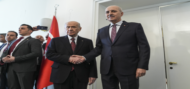 Kurtulmu�'un ilk ziyareti Bah�eli'ye oldu