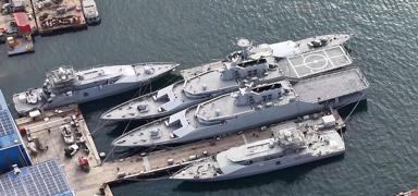 Savunma sanayiinde yeni teslimat! Tuzla'da Katar i�in h�cumbot denize indirildi