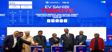 Osmaniye'de TOK� heyecan�: Hak sahipleri kurayla belirlendi