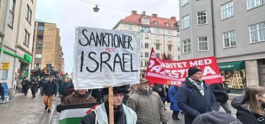 �sve�'te �srail protestosu: Korkak ve omurgas�z politikac�lar�m�z var