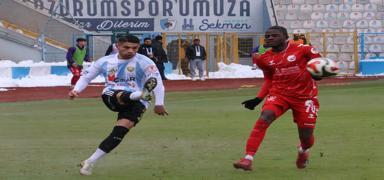 Erzurumspor kupaya galibiyetle veda etti