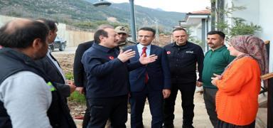 AFADA Ba�kan�'ndan depremzede ailelere ziyaret
