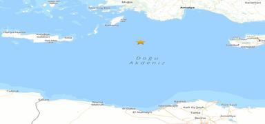 Antalya'da 4,5 b�y�kl���nde deprem