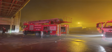 Osmaniye'de pili� kesimhanesinde ��kan yang�n kontrol alt�na al�nd�