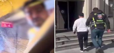 Ba�c�lar'da trafik ter�r�: Cam k�ran maganda cezas�n� buldu