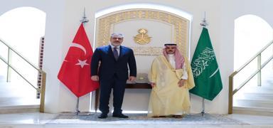 Bakan Fidan'dan bar�� diplomasisi: Suudi Arabistanl� mevkida��yla g�r��t�