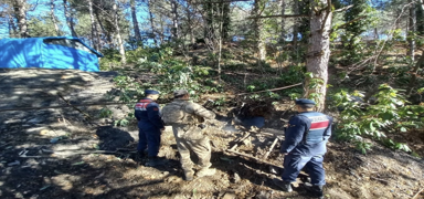 Ruhsats�z i�letilen 6 maden oca�� imha edildi