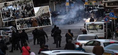 Mescid-i Aksa'da �srail zulm� s�r�yor