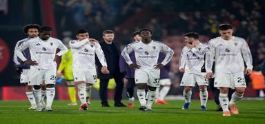 Manchester United, Bournemouth deplasman�nda 2 puan b�rakt�