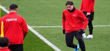 A Milli Tak�m, Kosova ma��n�n haz�rl�klar�n� s�rd�rd�