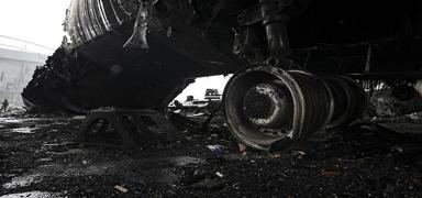 K�r�m'da kargo u�a�� facias�: Kurtulan olmad�