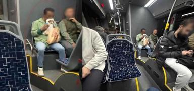 Otob�ste korku dolu anlar