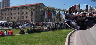 �zmir'deki bina tahliyesinde CHP iki y�zl�l���: Pe�ke� belgelerine imzalar at�l�rken neredeydiniz?