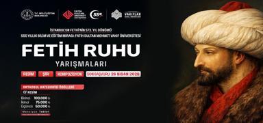 1,5 milyon TL �d�l sahiplerini bulacak! 'Fetih Ruhu' gen� kalemlerle yeniden yorumlan�yor