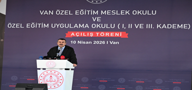 Bakan Tekin: �zel �ocuklar�m�z�n e�itime eri�imini sa�layacak tedbirleri almaya �zen g�steriyoruz