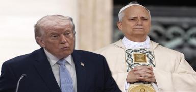 Trump bu kez Papa'y� hedef tahtas�na koydu
