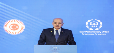 TBMM Ba�kan� Kurtulmu�'tan soyk�r�m vurgusu: �nsanl�k su�lar�n�n faturas�n� Gazzeli kad�nlar ve �ocuklar �d�yor