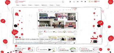 MEB'in internet sitesi 23 Nisan'a �zel yeniden tasarland�