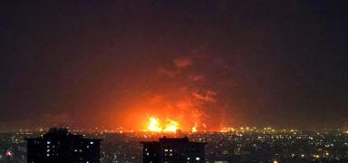 Tahran'da �iddetli patlama sesleri