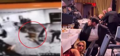 Trump'a silahl� sald�r� giri�imi! Apar topar salondan ��kar�ld�