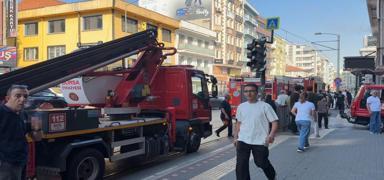 Bursa'da baca yang�n�: Alevleri kom�ular g�rd�