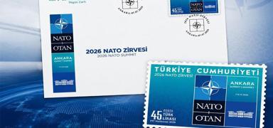 Tarihi zirveye 'pul'lu m�h�r: PTT'den 2026 NATO Zirvesi anma pulu